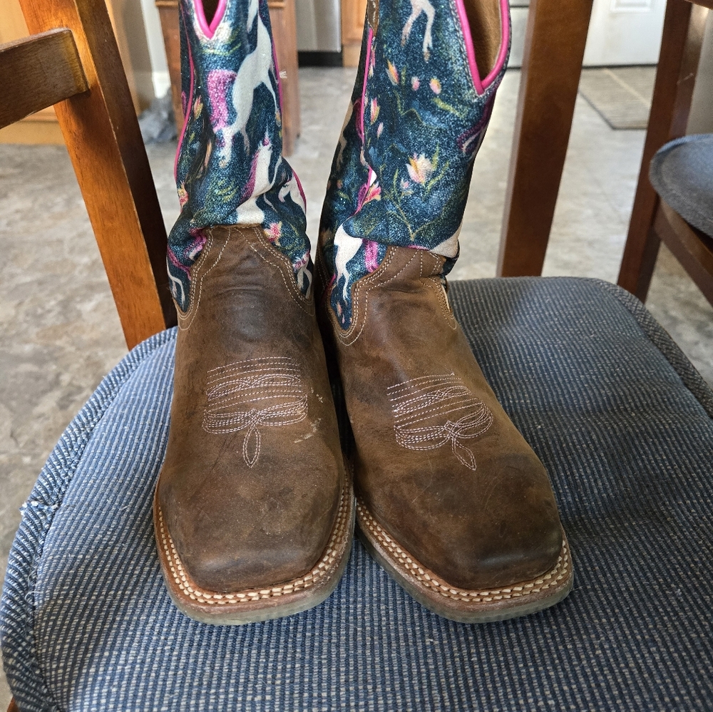 Tin Haul Big Kids Sparkaly Boots